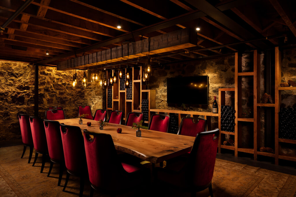 Exclusive private event space at Domaine Serene Wine Lounge